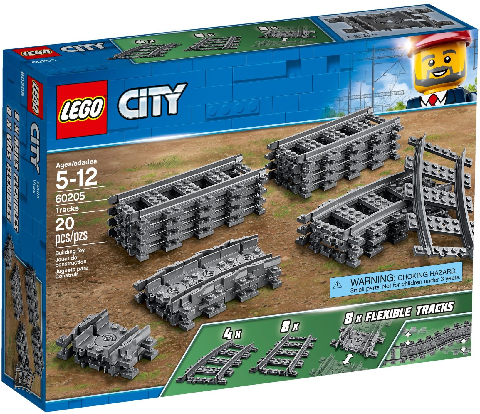 60205 LEGO City Track Pack